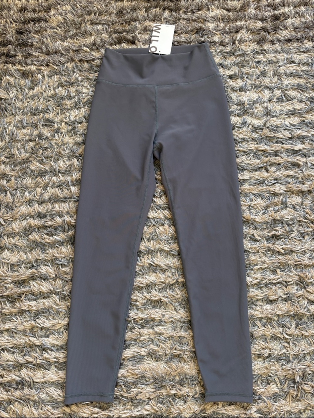 New! Wilo High-Waist Gray Athletic Yoga Leggings Size M